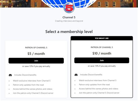 channel 5 patreon|More.